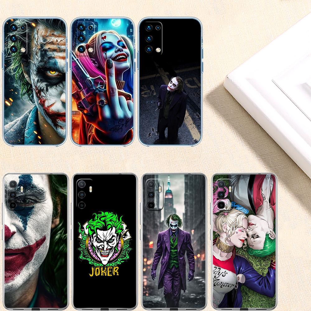Joker Transparent Phone Case for Samsung Galaxy A04 A04S A14 A23 A34 A54 M23 M33 M52 M53