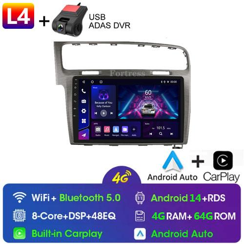 For Volkswagen VW Golf 7 2013 -2017 Android Autoradio Multimedia Video Player 4G DSP Carplay GPS Stereo Car Intelligent System