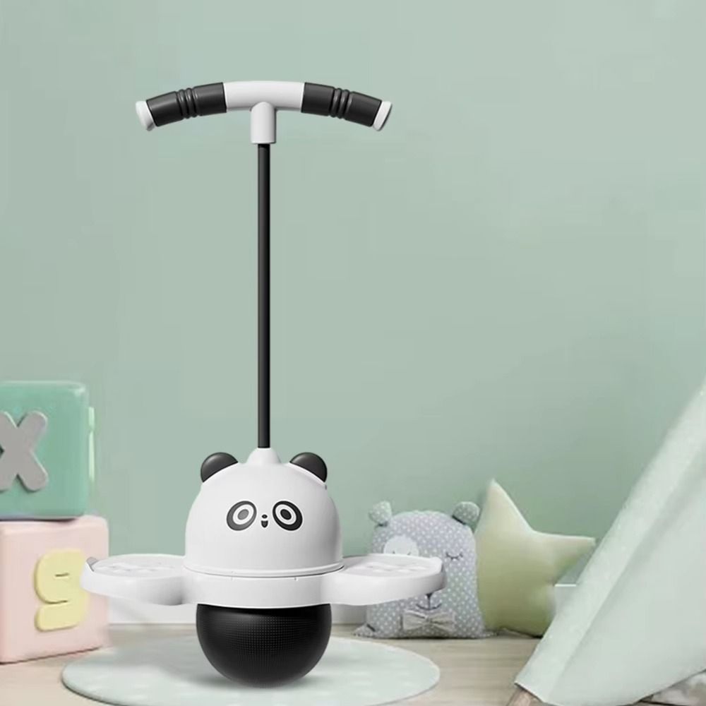 Light Up Panda Jumping Ball Toys Thicken Kids' Bouncy Ball  Bouncing Equipment