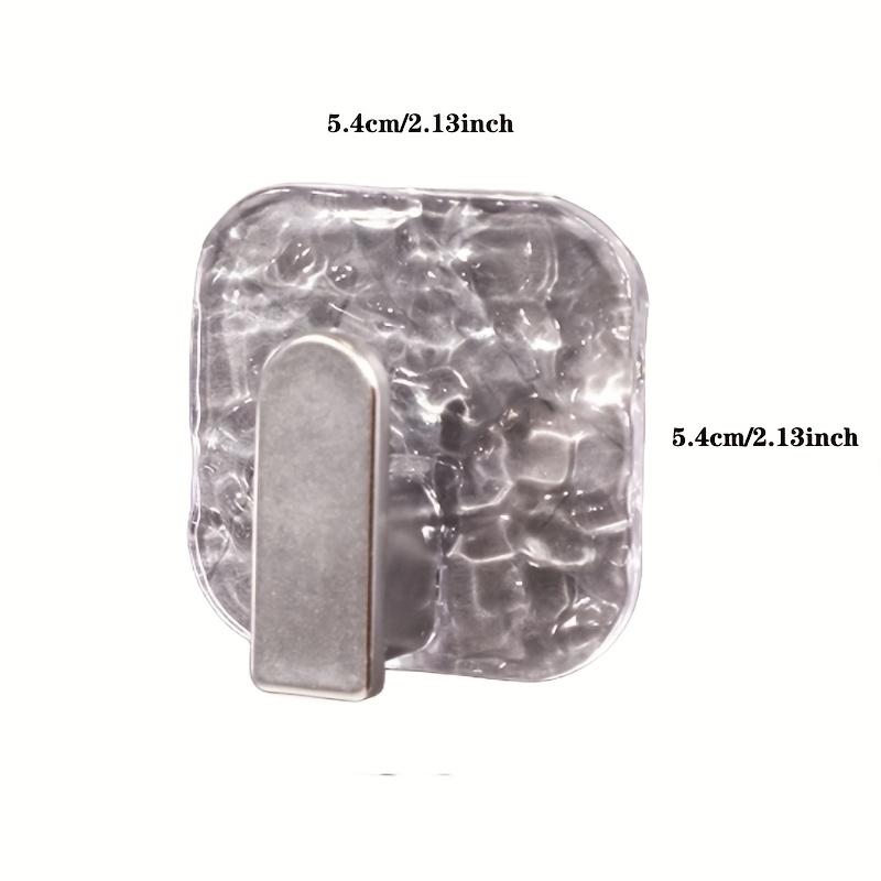 1pc Luxury Ice Flower Hook Wall-Mounted Storage Hook for Bathroom Towel Rack, Kitchen Utensil Rack, Easy-to-Use Hooks
