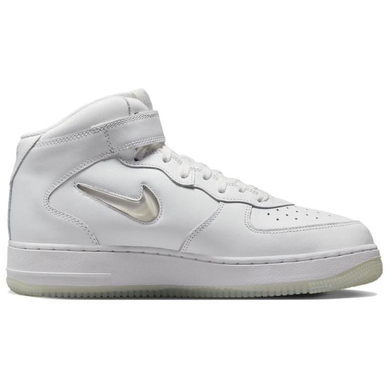 Nike Air Force 1 Mid '07 Color Of The Month Summit White Sneakers DZ2672-101