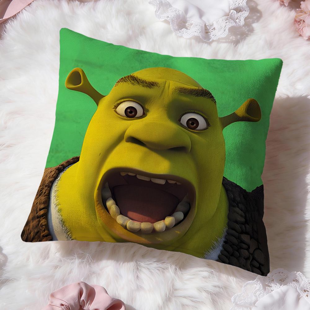 Anime S-ShrekS Povlak na polštář Prémiový komfort Oboustranný povlak na polštář - Design dva v jednom pro jakoukoli místnost a interiér auta