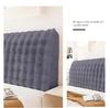 Elastic Upholstered Headboard Cover - Soft, Dustproof & Thickened Protector for Solid Wood Headboards