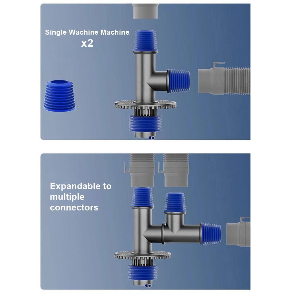 1Pcs 2 in 1 Floor Drain Cover Universal Hose Adapter Disposer  Washroom Accessories