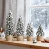 1Pcs Mini Christmas Tree Artificial Small Snow Pine Xmas Tree Decorations New Year Party Ornaments Gifts Home Table Decor