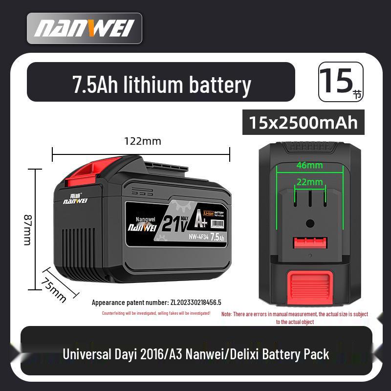 Nanwei 21V Lithium Angle Grinder & Drill Set with Charger & Battery