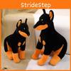 Adorable Plush Doberman Dog Soft Toy Perfect For Kids Birthday Gifts And Cuddles