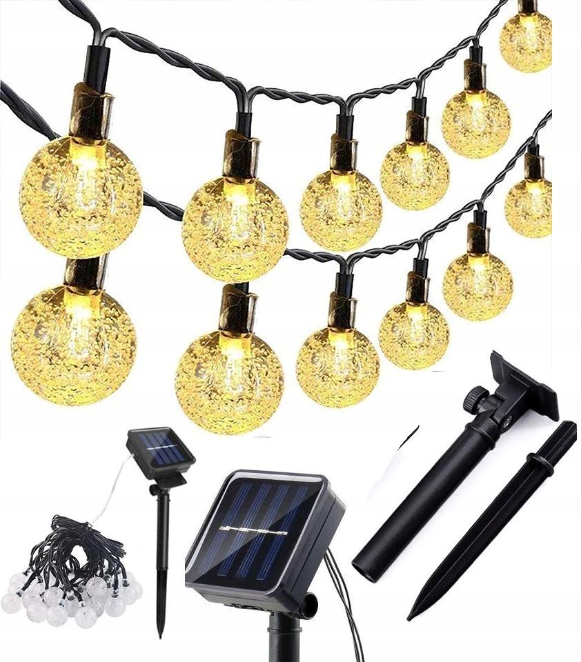 Solar Garden Lights Garland 40 LEDs 5M Warm