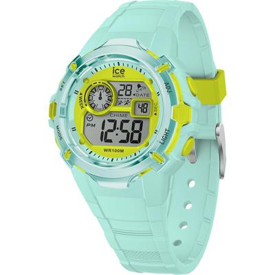 Authorized Distributor Ice Watch Men's Women's 023267 Ice Digit Explorer Dreamy Turquoise Small 40mm Digital