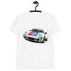 Vintage Auto Rennsport IMSA GT Rennwagen Kurzarm Unisex T-Shirt