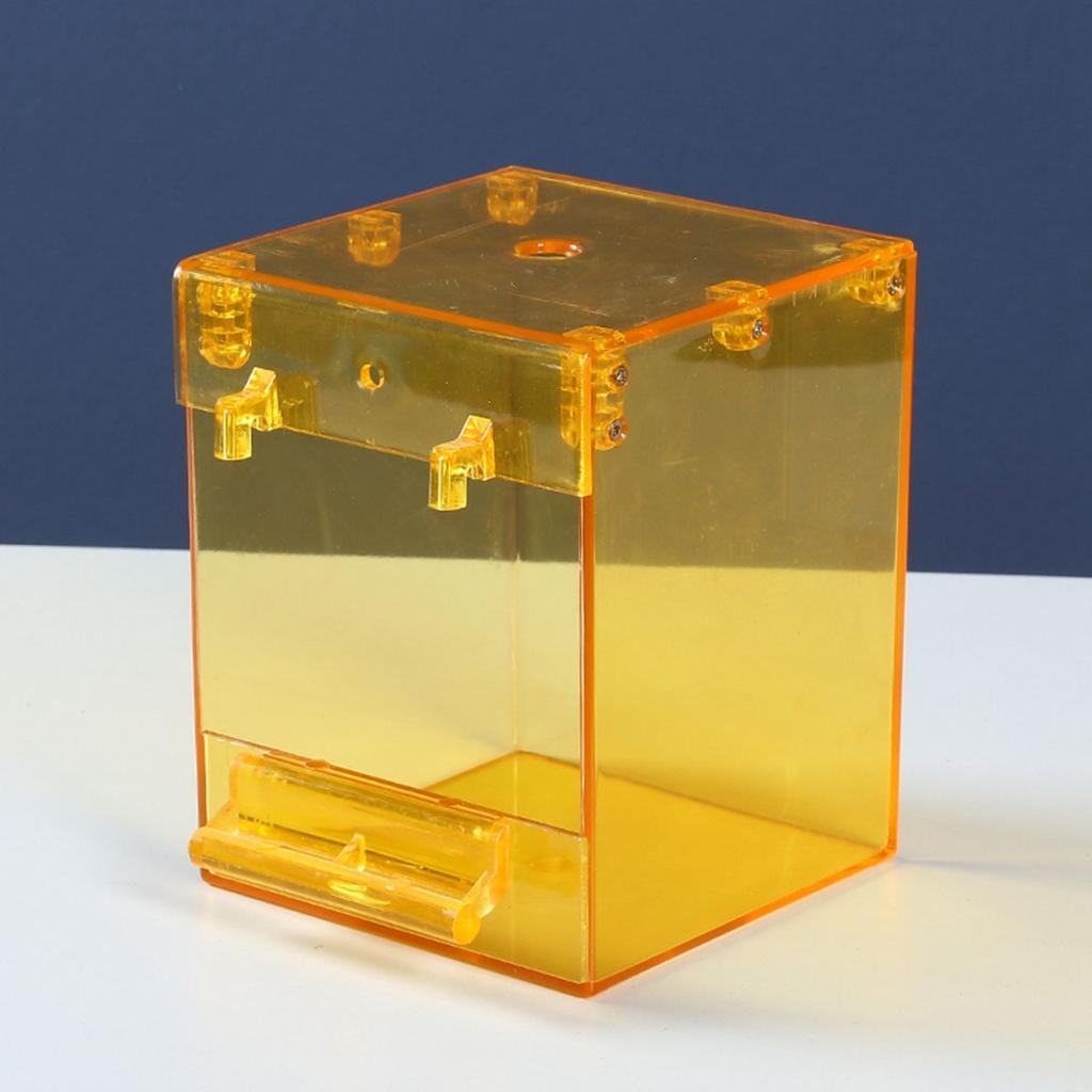 Auslaufsichere Dusche Transparente Hängende Vogeltränke Vogelbad für Käfig Papageienbad Badewanne