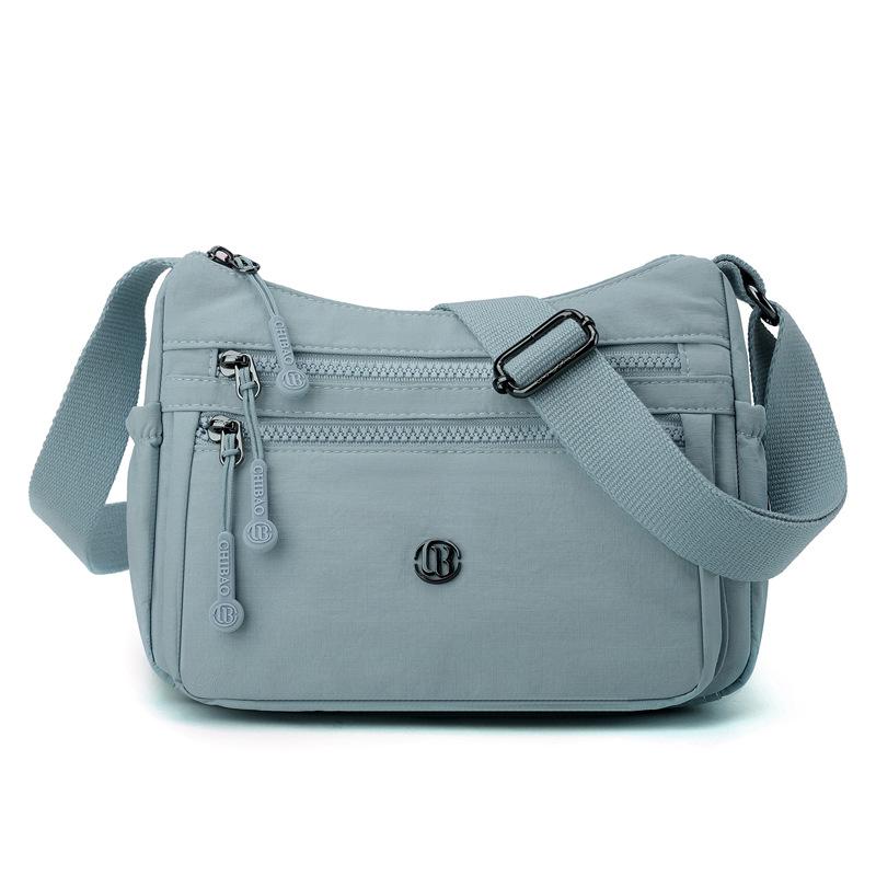 ChiBao Lightweight Nylon Summer Women's Versatile Crossbody Shoulder Bag - Wear-Resistant, Large Capacity, Casual Small Square Design