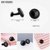 Men's High-Quality Black Square Cufflinks with Drip Oil Finish