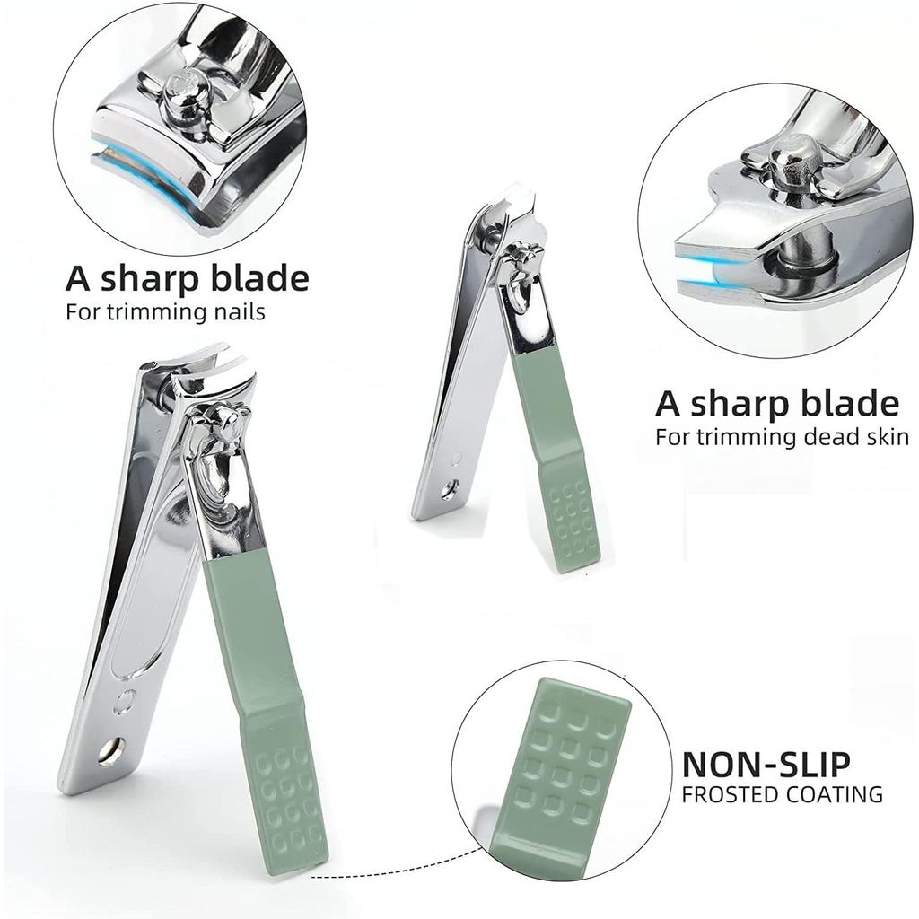 7-In-1 Nail Clipper Beauty Pliers With Portable Travel Case Manicure Pedicure Nail Care Set Personal Care Tools