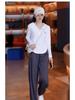 High-Waisted Women's Banana Pants: Fleece & Non-Fleece, Petite Fit, Wide-Leg, Casual for Autumn & Winter Sports