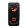 12V 24V Laser Rocker Switch Orange Led Light ON OFF / ON OFF ON for Car Boat Polaris RZR Can-Am ATV UTV RV Maverick Commander