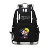 Large Capacity Schoolbag with Shoulder Strap; Student Three-piece Pencil Case Set