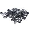 100-200pcs Black Stainless Steel Split Rings Open Jump Rings Connector DIY Necklace Bracelet Making Jewelry Findings Wholesale