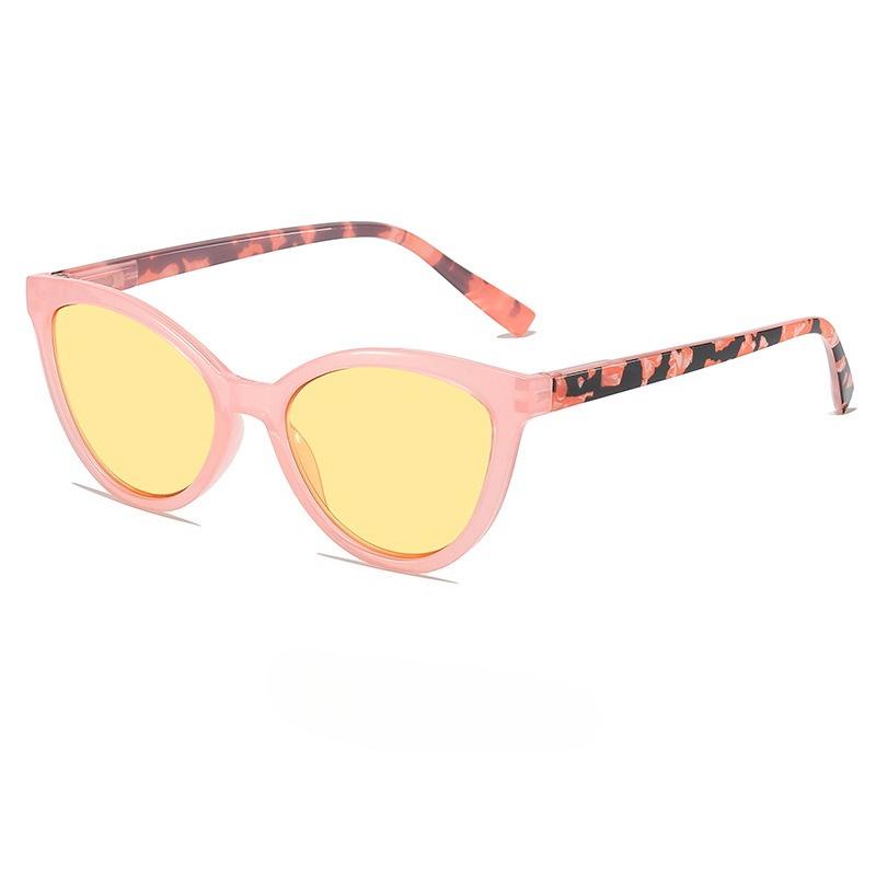 Cat Eye Brightening Night Vision Reading Glasses Lady's Fashion Anti Blue Light and UV Protection Far Sight Eyeglasses Diopter