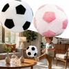 Fuzzy Stuffed Football Toy Indoor Games Decorative Play Ball Gift Plush Soccer Ball  Kids Play