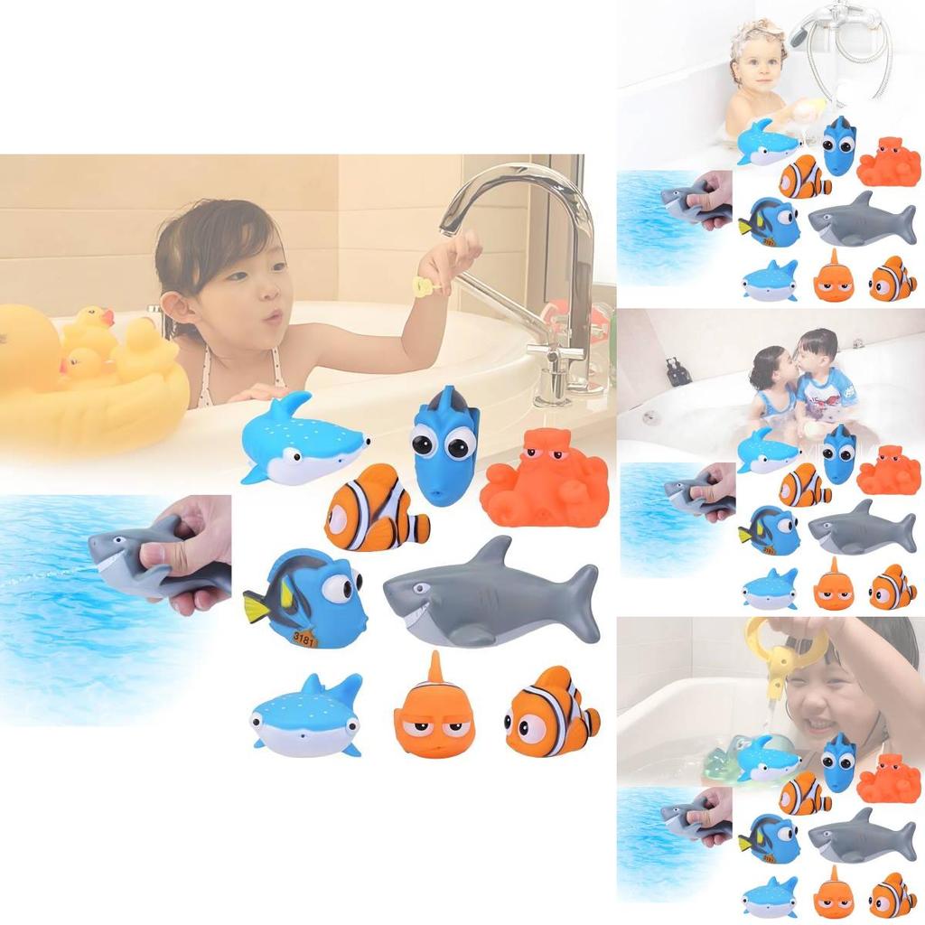 Adorable Clownfish Bath Water Squeeze Toy For Engaging Visual And Sensory Experiences