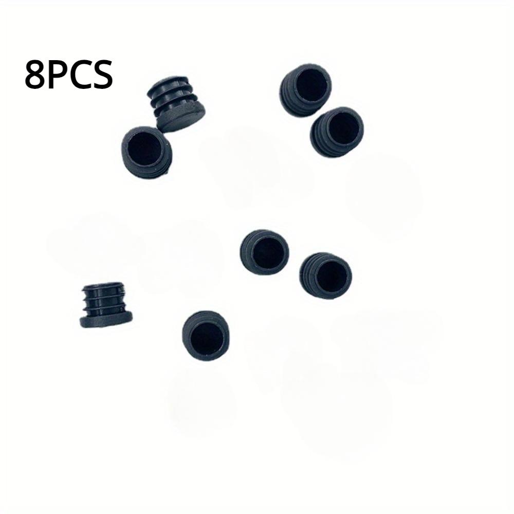 8 Pcs 19mm Plastic End Caps for Metal Tubing Hardware Plugs Chair Legs Tube Pipe Post Plastic End Cap Protect Dust for Chair Leg