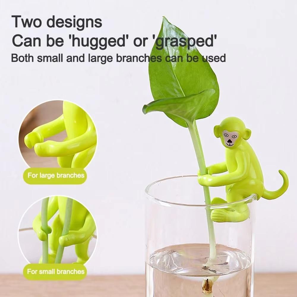 Cartoon Monkey Plant Stand Hanging Plant Climbing Plant Supports Monkey Flower Pot Hugger  Balcony