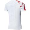 Li Ning Badminton Wettkampfserie Schnelltrocknendes Trainings-Stehkragen-Pullover Kurzarm Badmintonshirt Damen Tops Weiß AAYU230-2