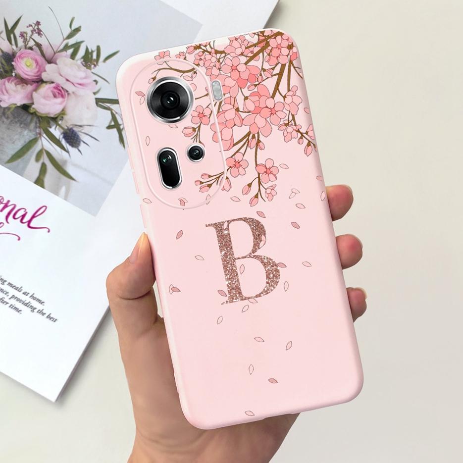 Für Oppo Reno 11 5G Hülle Reno11 F Niedliche Kronen Buchstaben Abdeckung Weiche Silikon Handyhülle Für Oppo Reno11 Pro Reno 11F Rückseite Taschen