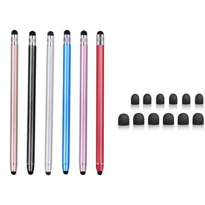 Double-head Capacitive Pen Stylus Mobile Phone Pen Rubber-head Touch Tablet Android Dual-purpose Pen