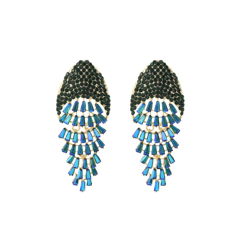 Exaggerated French Insouciant Style Earrings: High-End Fashion for Masquerade Parties