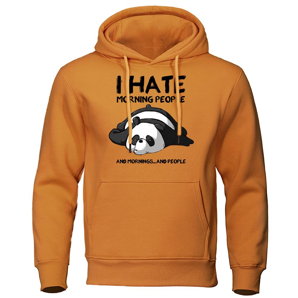 

I Hate The Good Morning Man From Theduc Men S Sweatshirt Hip Hop Warm Hooded Casual Fit Hoodies Harajuku Big Size Pullover 3XL