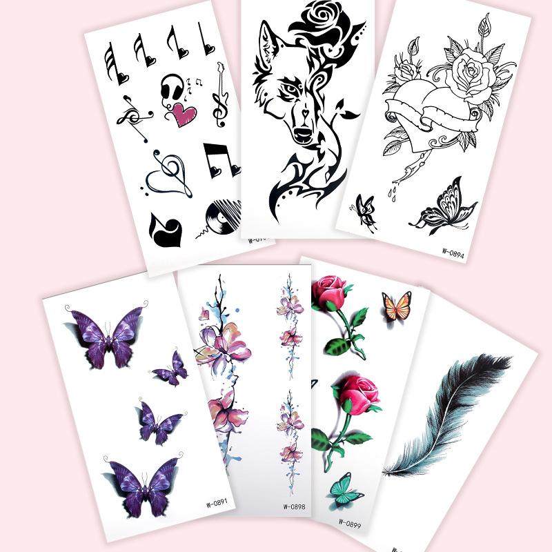 Beauty Sticker Cartoon Tattoo Sticker Waterproof Small Fresh Children Temporary Tattoo Tattoo