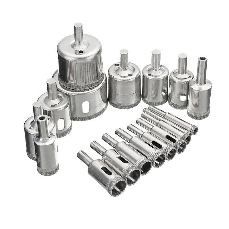 Premium Diamond Hole Saw Drill Bit Set For Effortless Tile Marble Glass Cutting 6mm-50mm**