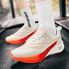 Men's Sneakers New Mesh Breathable Lightweight Train Sport Shoes Women Rebound Marathon Carbon Plate Couple Running Shoes