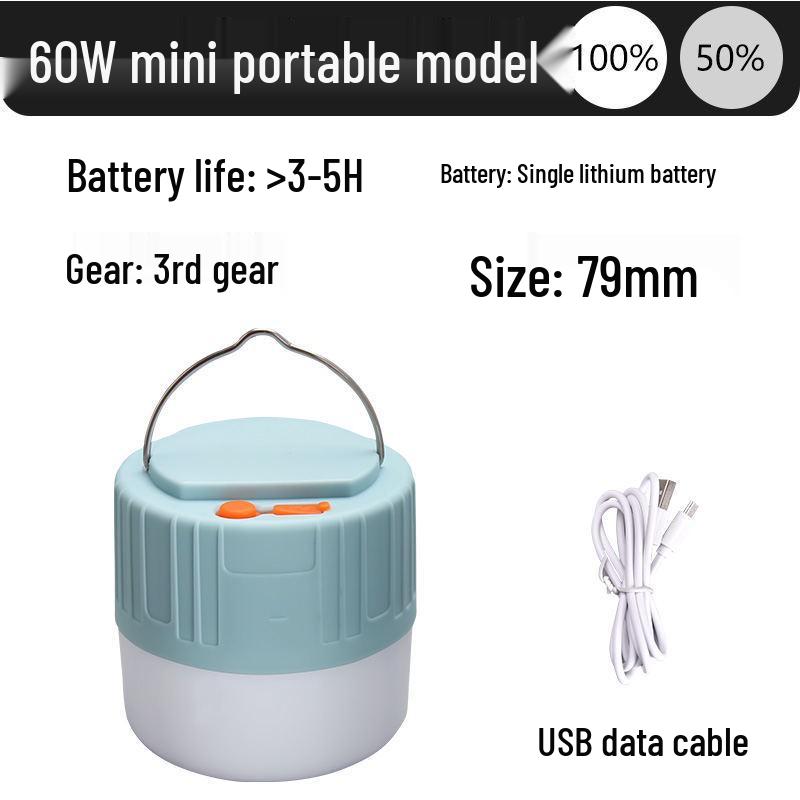 LED Solar Camping & Emergency USB Rechargeable Light