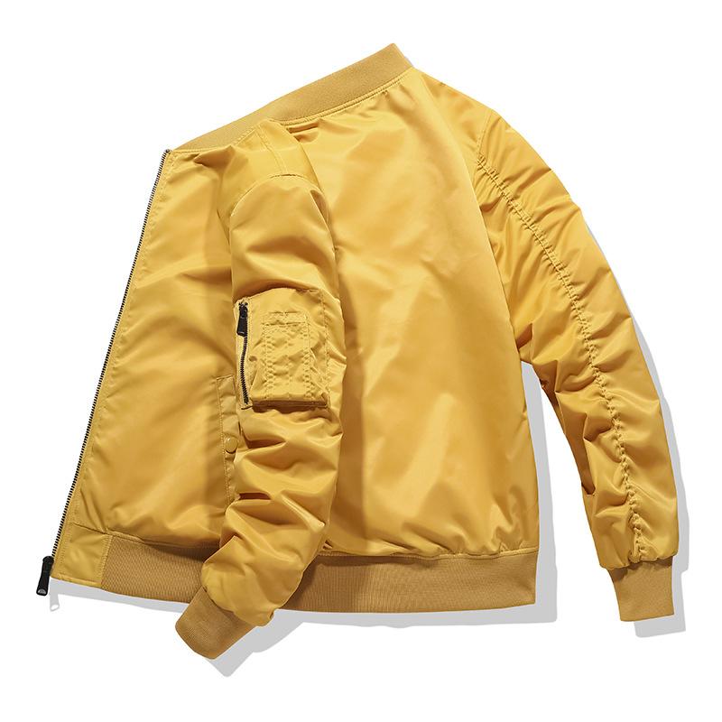 Bomber Jacket Men's Baseball Uniform Work Jacket