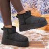 Fashion Classic Platform Short Cylinder Snow Boots Women's 2025 Winter Platform Snow Boots
