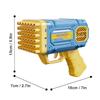 Children's Bubble Machine Parent Child Outdoor Handheld Bubble Gun Children's Christmas Gift Without Battery and Bubble Water