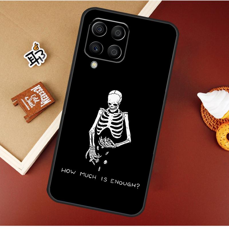 Aesthetics Skeleton For Samsung Galaxy M12 M32 M52 M13 M33 M53 M11 M31 M51 M15 M55 M14 M34 M54 M30s M20 Case
