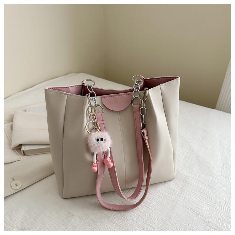 Class Bag Women's Large Capacity 2025 New Summer Popular Versatile Shoulder Bag College Student Commuter Tote Bag