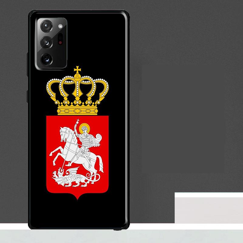 Georgia Flag Case For Samsung Galaxy S23 S24 S25 Ultra S9 S10 S20 S21 S22 Plus S23 FE S25 FE Phone Cover