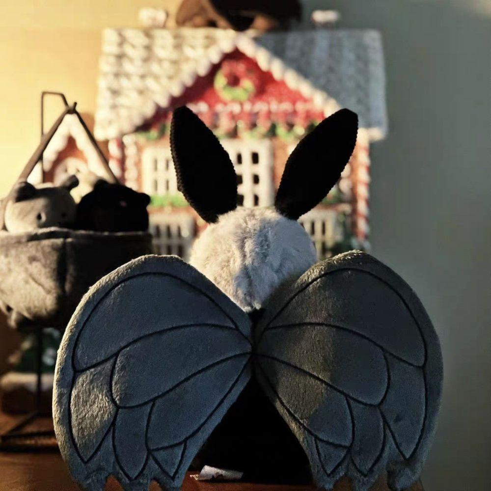 Kawaii Halloween Plush Toy Cotton Mothman Plush Doll Cushion Props   Kids Gift