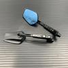 Adjustable ALUMINUM Custom Universal Motorcycle Rearview Side Mirrors 8mm 10mm For KAWASAKI Z750 HONDA R1 R6 FZ6 SUZUKI YAMAHA
