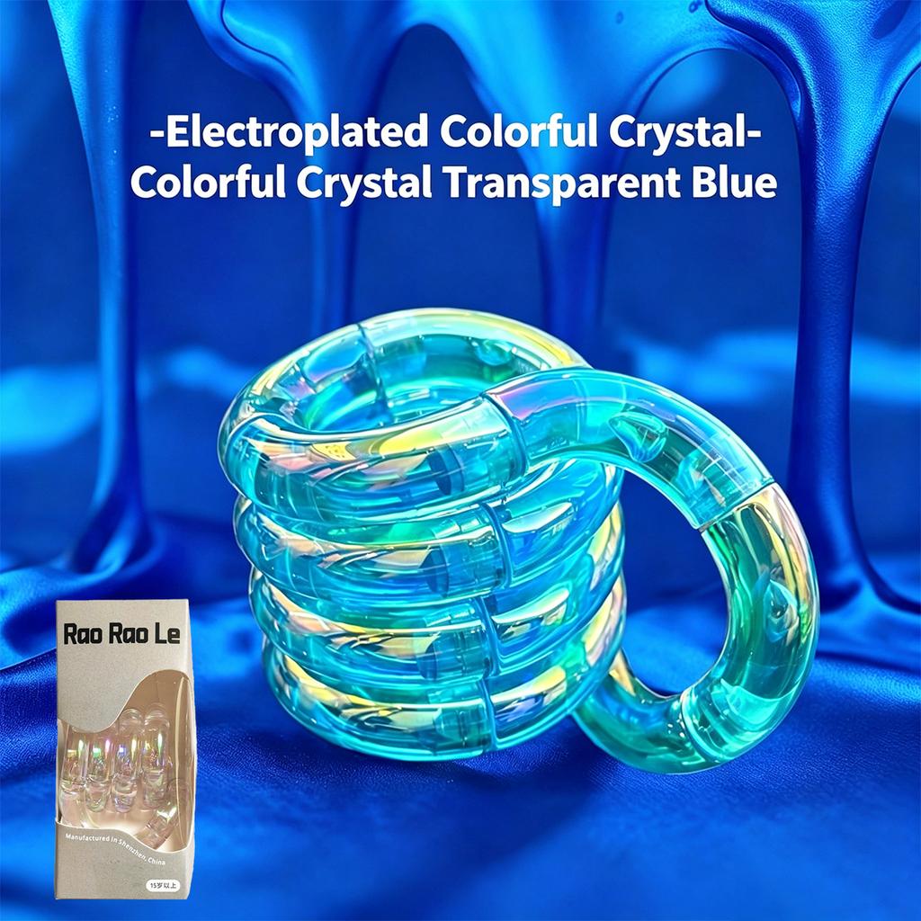 Giocattolo colorato Fidget Twist per le dita Sollievo dall'ansia Giocattolo sensoriale Portatile Antistress Tendenza Regalo Allenamento della concentrazione Per bambini Adulti