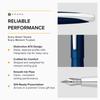 CROSS Fountain Pen Fine Nib ATX Translucent Blue Lacquer 886-37F