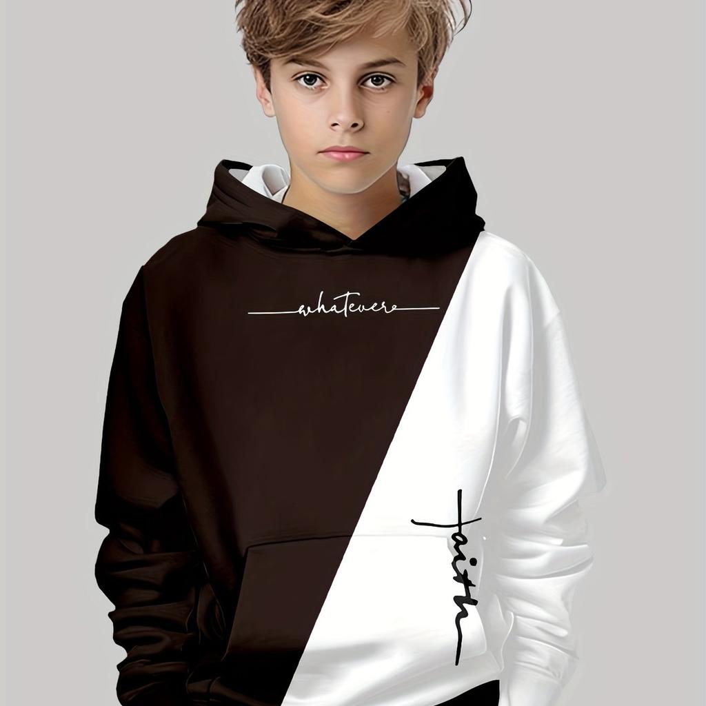 Kids Clothes Boys Hoodies Long Sleeve 3D Letter Print Children Spring Fall Clothes Casual Fashion Outdoor Child Girl Clothes Top