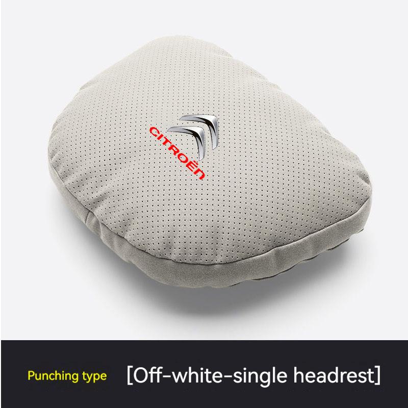 Car Headrest Cover Seat Head Rest Neck Pillow Protector For Citroen DS 3 C4 C3 C5 Aircross Berlingo Celysee Cactus Picasso Saxo