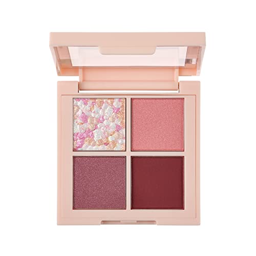 Revlon Dazzle Eyeshadow Quad 003 Vintage Rose Color Image Bordeaux Pink Developed Japan 3.0g