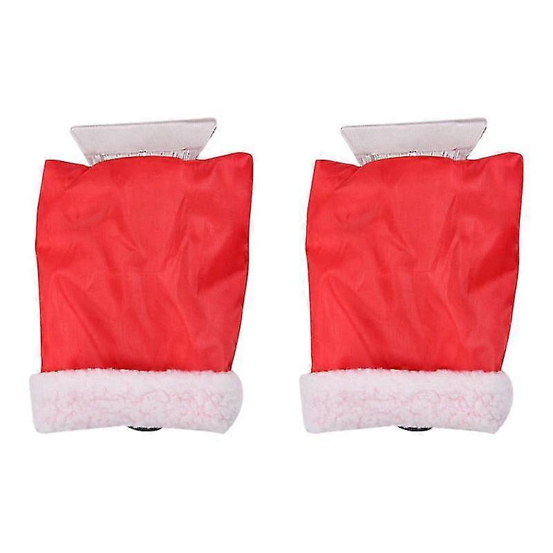 2pcs Glove Type Snow Removal Shovels Christmas Car Snow Cleaning Tools